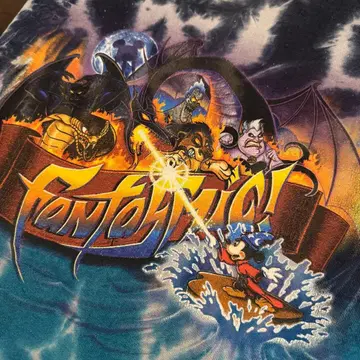 90s 디즈니 판타즈믹 타이 다이 맨투맨