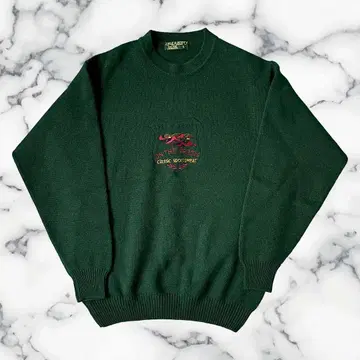 Lyle & Scott 다크 그린 스웨터 S