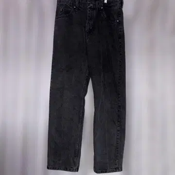 랭글러 블랙 데님 멕시코제 가죽 패치 34 x 32