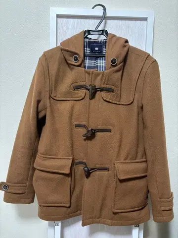 Mitsumine 카멜 더플 코트