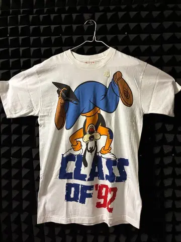 설날 가격 인하 디즈니 빈티지 구피 T셔츠 빈티지