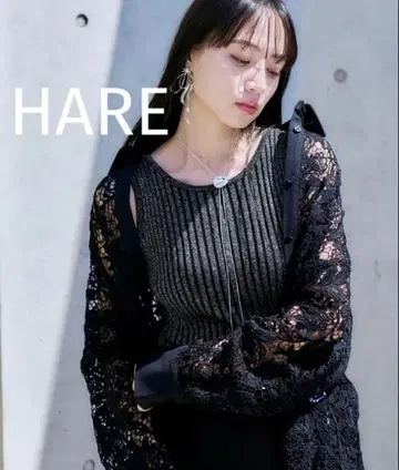 HARE 2WAY 라메 탱크탑