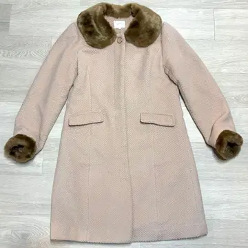 grove 코트 롱 코트 퍼 포함