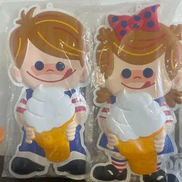 닛세이 소프트 아이스크림 닉쿤세이짱 점포용 간판 NISSEI