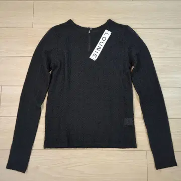 LOUNIE 다크 그레이 긴팔 상의 사이즈 2