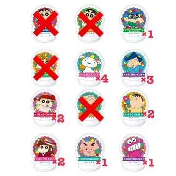 짱구는 못말려 아크릴 미니