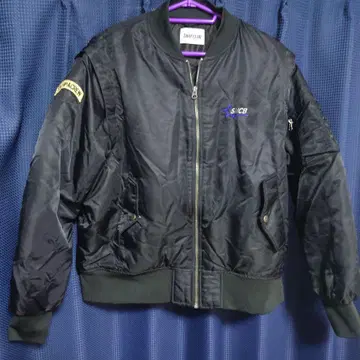 [ Snap club ] 오버 사이즈 2WAY 소매 탈착 MA-1