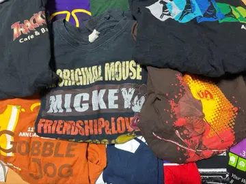 남성용 구제 의류 긴팔 T셔츠 세트 10kg 묶음 판매