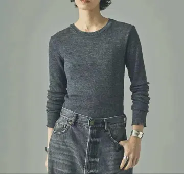 캘런솔로지 골지 크루넥 풀오버