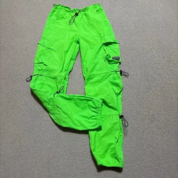 ZUMBA 형광 그린 카고 팬츠