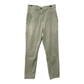 주카 하이라이즈 워크 테이퍼드 팬츠 M 카키