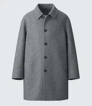 [ 미사용 새상품 ] 더블 페이스 코트 그레이 XL