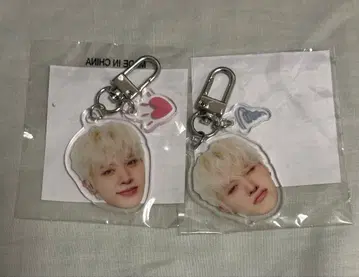 TREASURE 정환 얼굴 아크릴 키링 캡슐 토이 2개 세트 (희애)