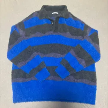 ZARA 샤기 니트 보더