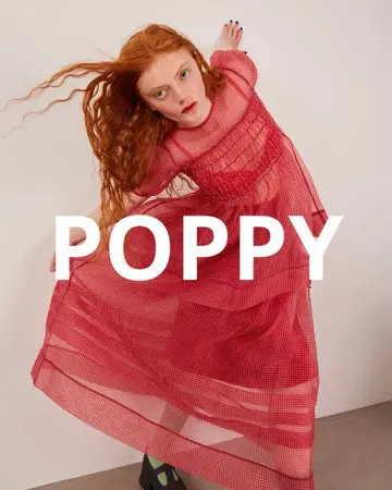 POPPY GINGHAM ORGANZA SHIRRED TUNIC