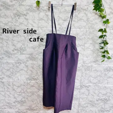 [ g21 ] [ 리버사이드 카페 ] 스트랩 스커트 퍼플 [ F ]