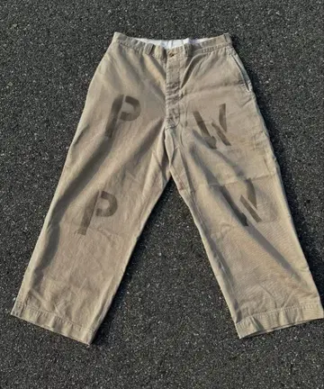 50s US ARMY PW 팬츠 스텐실