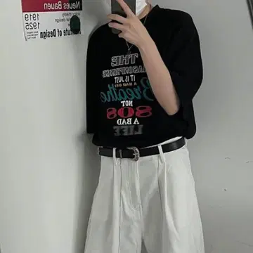 택 포함 새상품 WEST BOY 프린트T셔츠