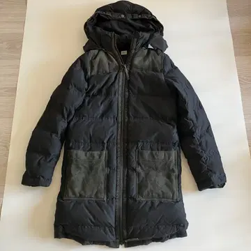 론 헤르만 후드 부착 블랙 다운 자켓