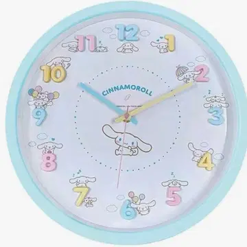 산리오 아이콘 월 클락 시나모롤 벽시계 미개봉 새상품 시나몬