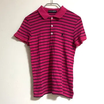 폴로 랄프 로렌 피케 셔츠 보더 무늬