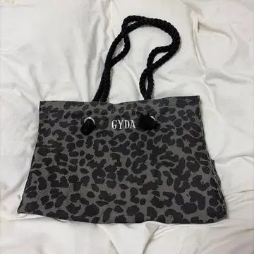 GYDA 레오파드 무늬 토트백 L