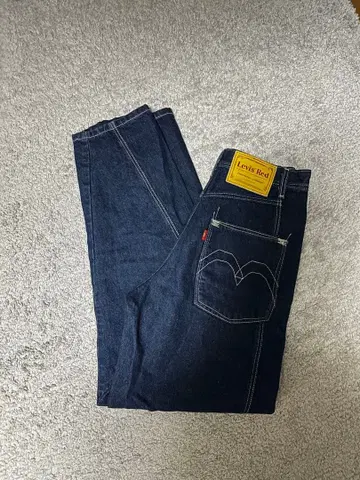 리바이스 레드 다크 블루 데님 26