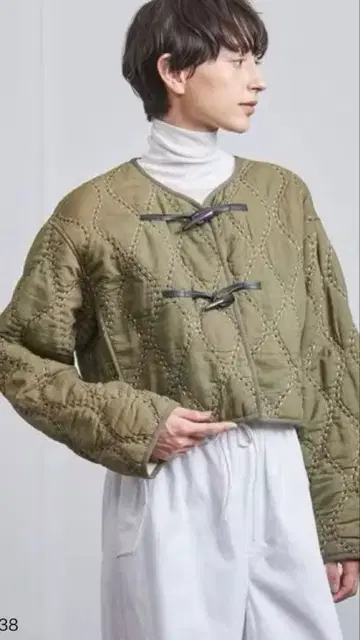 pheeta paula 숏 퀼팅 자켓