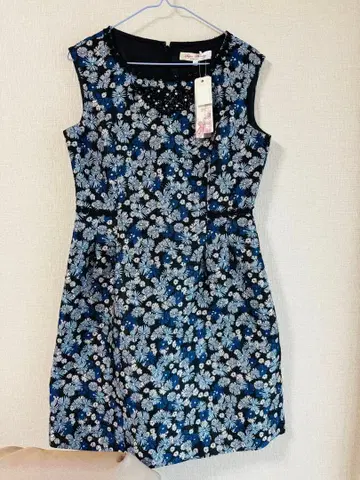 택 포함 새상품 슈퍼 뷰티 블루 원피스 사이즈 40