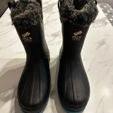 mazume 방수 윈터 부츠 M 사이즈 블랙 스카이블루