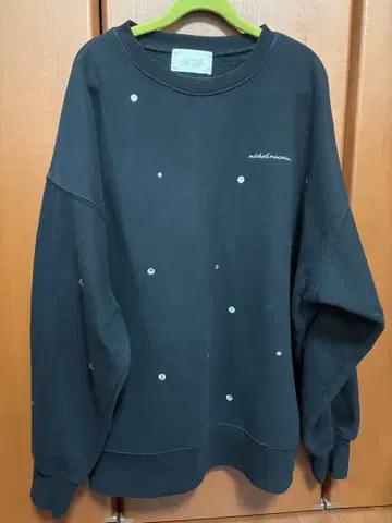 미셸 마카롱 xs 오버 사이즈 맨투맨 비쥬 원피스