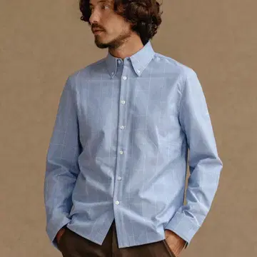 콜앤드레스폰스 버튼다운 속기모 긴팔 셔츠(253-1211-03)