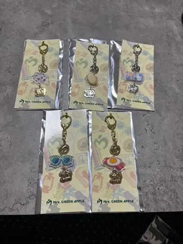 Mr. GREEN APPLE 키링 5세트