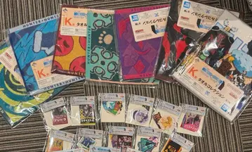 헌터헌터 제일복권 K상 타월 L상 스티커 컴프 세트