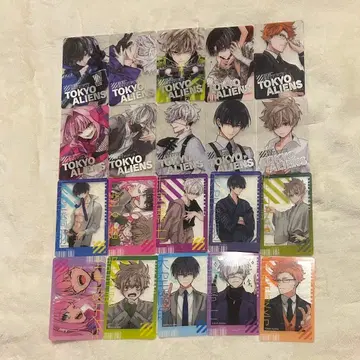 [ 도쿄 에이리언즈 ] 트레이딩 클리어 카드 컴플리트 세트