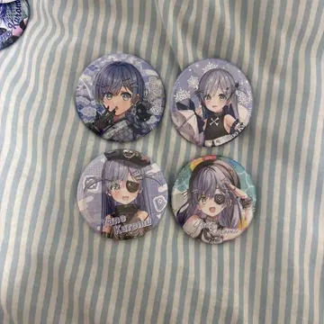 요루노 쿠로무 캔뱃지