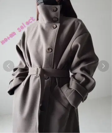 me+em select 오버 사이즈 롱 코트