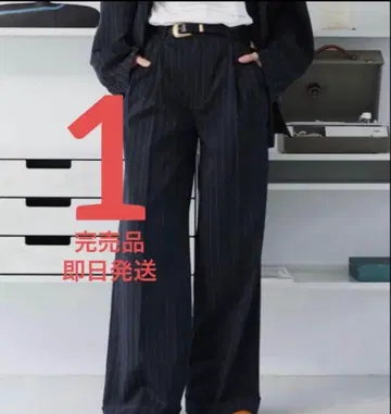 Soerte 와이드 스트레이트 슬랙스 팬츠 블랙 계열 기타 size 1