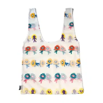 [ 새상품 ] EXPO2025 미야쿠미야쿠 레이스 에코백 보더 멀티 컬러