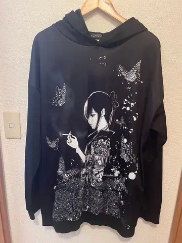 ankoROCK 블랙 후드티