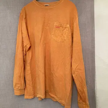 NOAH 오렌지 긴팔 셔츠