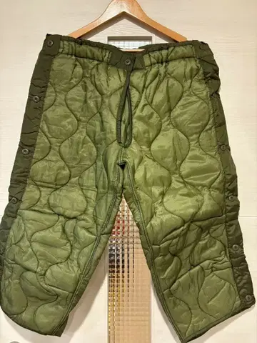 새상품 데드스탁 M-65 충전솜 방한 라이너 군용 바지 밀리터리