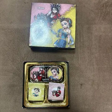 제5인격 초코 & 각진 캔뱃지 기프트 발렌타인 게이샤 공군 캔뱃지