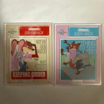 주토피아2 아크릴 스탠드 닉 주디