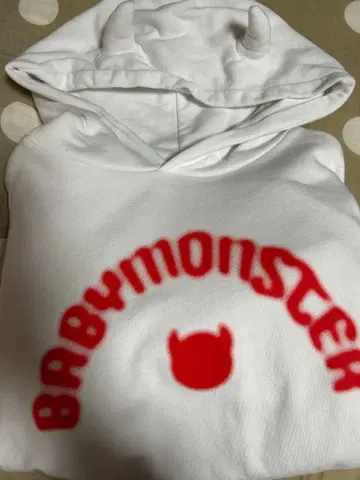 BABYMONSTER 화이트 후드티 후디
