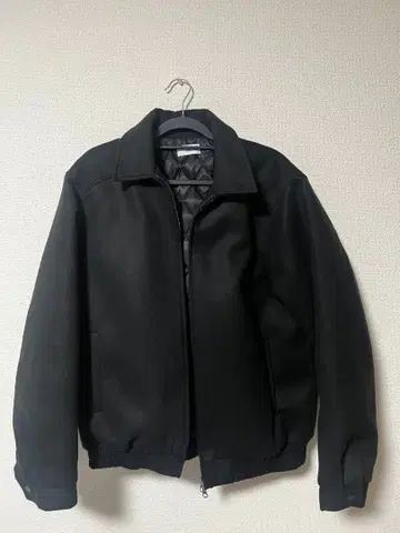 블랙 더블 집업 자켓