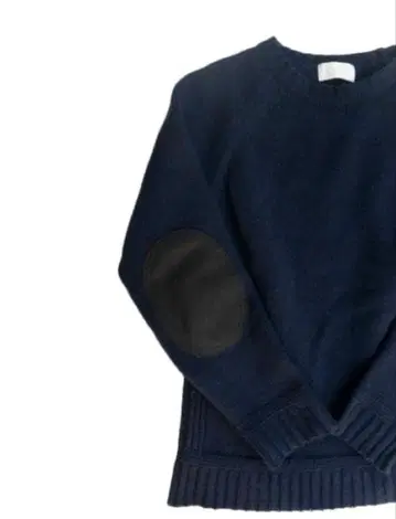 Soglia 엘르 엘보 패치 스웨터 NAVY(M)