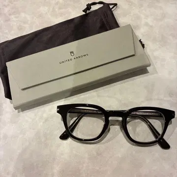 UNITED ARROWS 보스턴형 안경 블랙