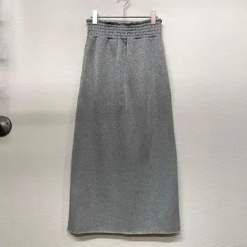 ENC 맨투맨 라메 타이트 롱 스커트