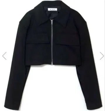 melt the lady arm slit cropped jacket